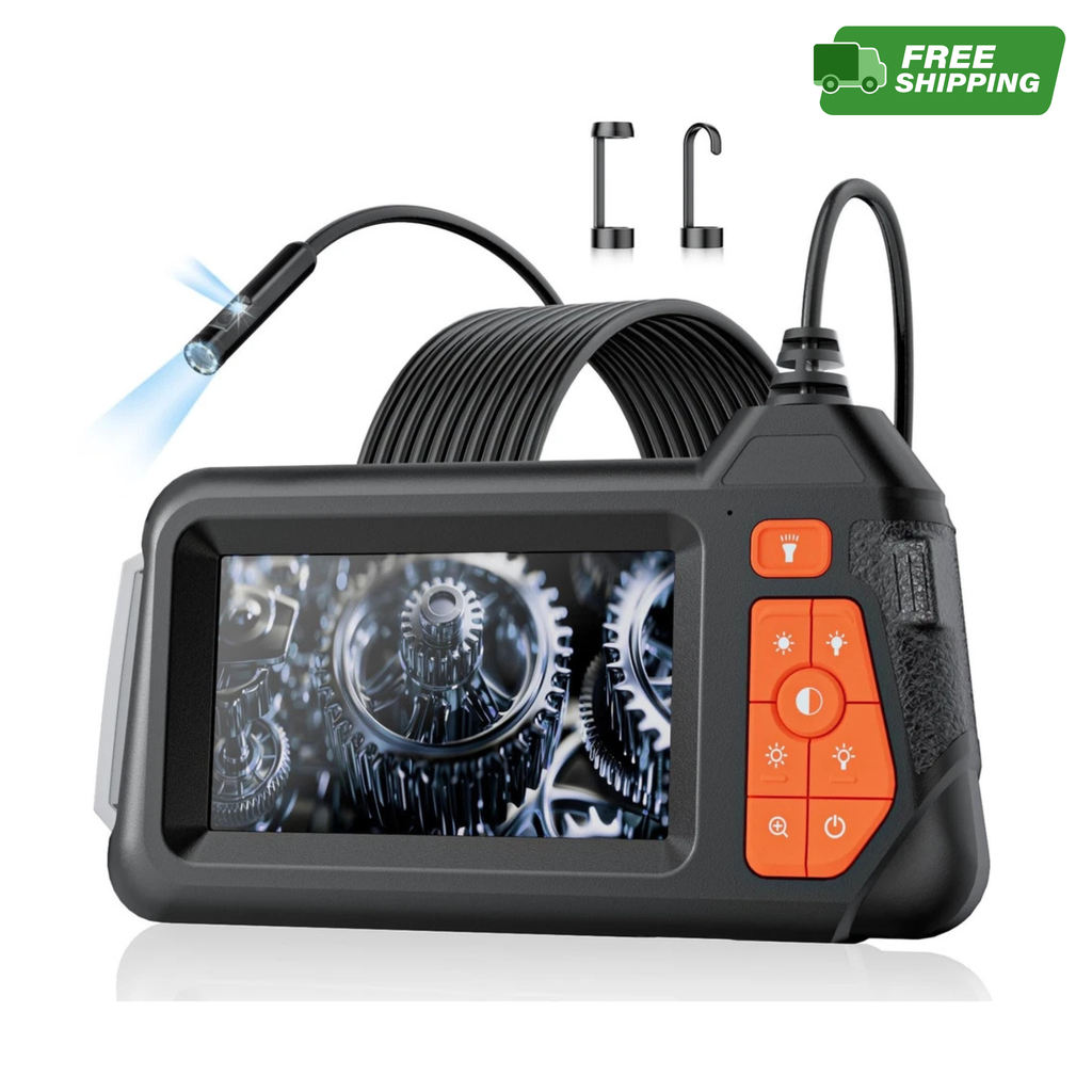 Endoscope Camera with Light: Dual Lens Industrial Borescope 5 METRE