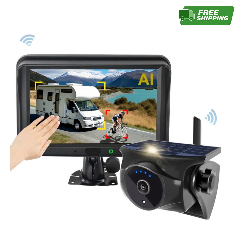 Magnetic Solar Powered Camera - With Mounting Screen